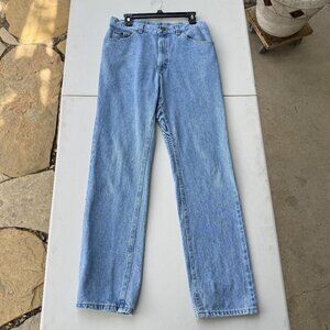Lee Light Wash High Rise Straight Jeans